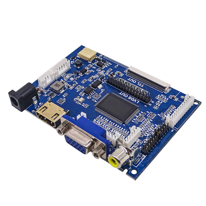 LCD Display TTL LVDS Controller Board HDMI VGA 2AV 50PIN for AT070TN90 92 94 Support Automatically V