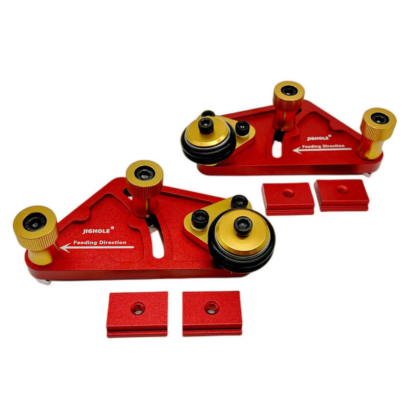 Upgraded Bearing Roller Feeder Aluminum Alloy Feather Loc Board Table Saw Feeding Safety Propelling
