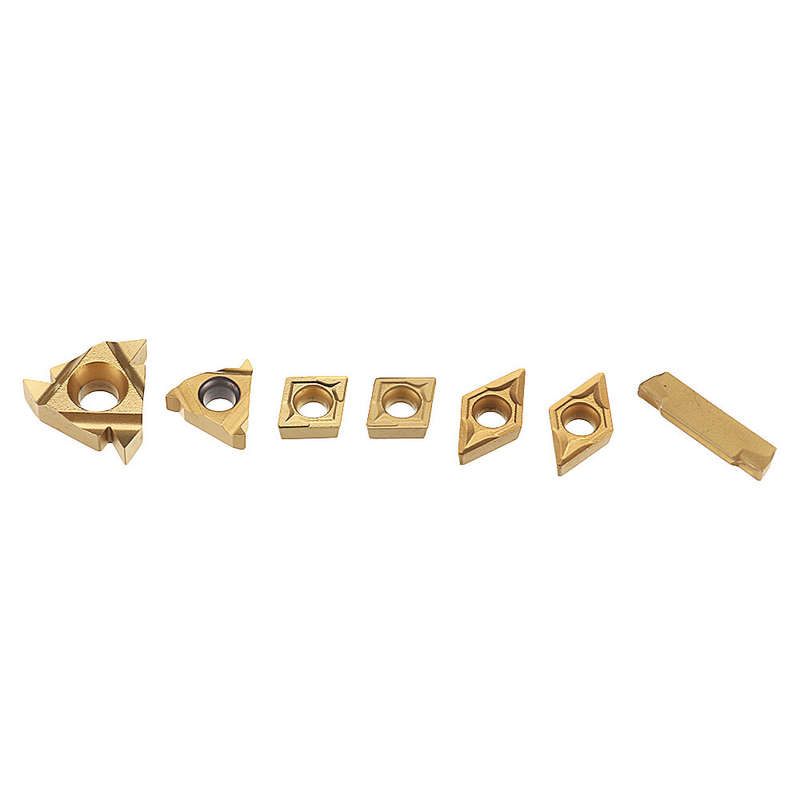 Machifit 7pcs 12mm Shank Lathe Boring Bar Turning Tool Holder Set with Carbide Inserts