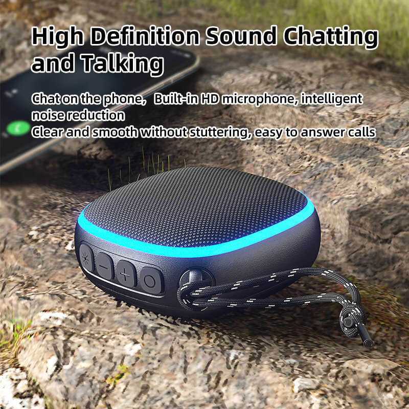EBS-309 bluetooth 5.3 Speaker Portable Speaker 360 Stereo Surround Sound Bass RGB Light 1000mAh Batt