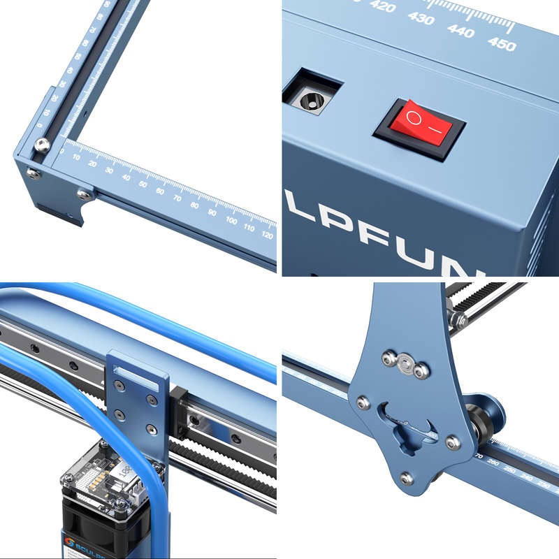 SCULPFUN S10 10W Laser Engraving Machine Laser Engraver Cutter 0.08mm High Precision Air Assist 32Bi
