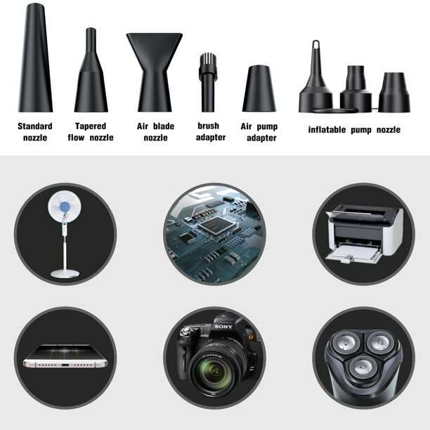 MECO Electric Duster Air Duster Compressed Air Blower Cleaning For Computer Cleaning
