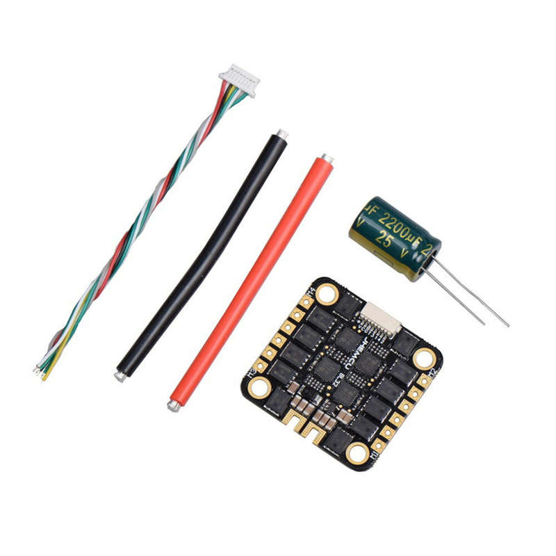 30.5x30.5mm JHEMCU BL32-55 55A 3-6S BLheli_32 32Bits DShot1200 4In1 Brushless ESC for RC Drone FPV R