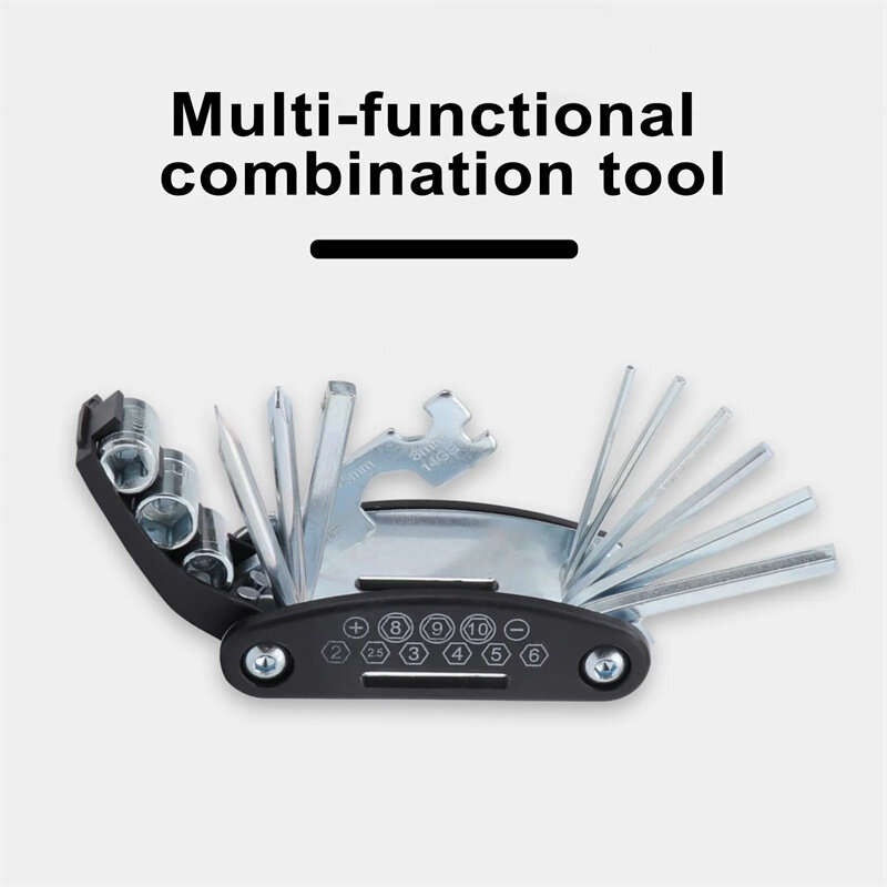XANES 16 in 1 Portable Multifunctional Bike Screwdriver Repair Tool Kit for Outdoor Bicycle Cycling
