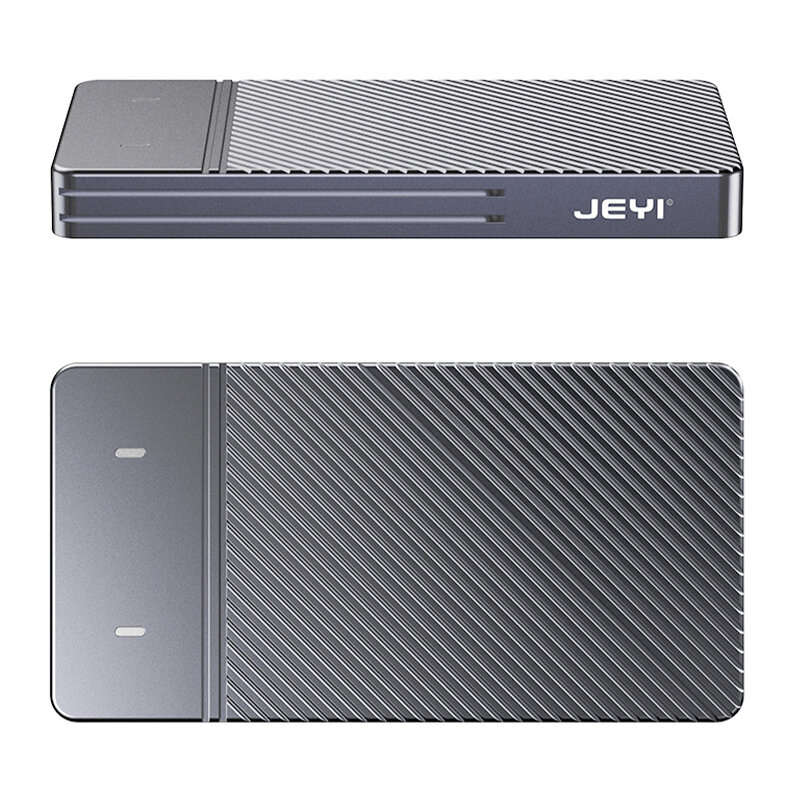 JEYI i9 Dual Bay M.2 NVMe Sata SSD Enclosure USB3.2 Gen 2 10Gbps Aluminum Case for M.2 PCIe 2280/60/