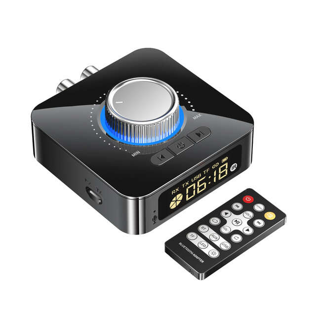 Bakeey M5 Digital Display bluetooth V5.0 Audio Transmitter Receiver Wireless 3.5mm Aux / 2RCA Audio