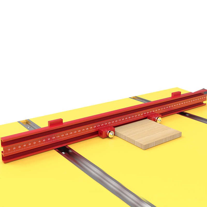 600mm Aluminum Alloy Woodworking Guide Rail Fence Table Saw Cutting Slotting Track Parallel Guide Sy