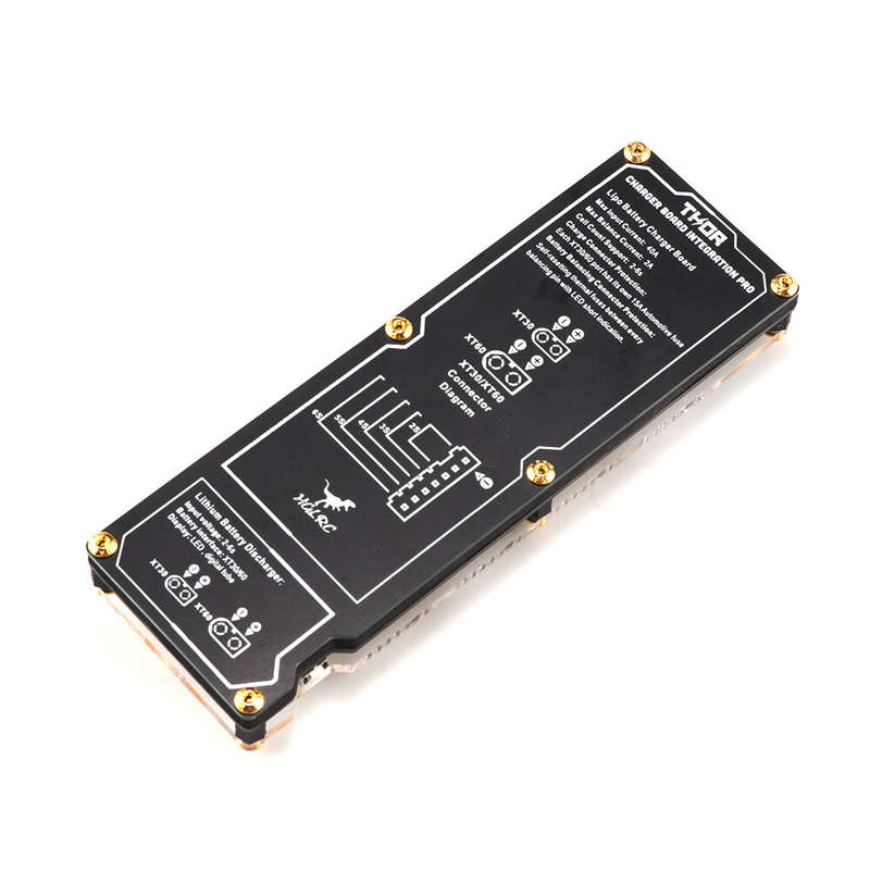 HGLRC Lipo Battery Balance Charger Board Pro 40A XT60 XT30 Plug 2-6S Integrated with Lipo Discharger