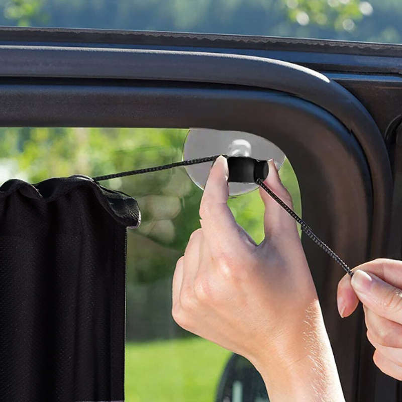 Car Window Shades Car Sunshade Side Window Privacy Sunscreen Shading Heat Insulation Suction Cup Car