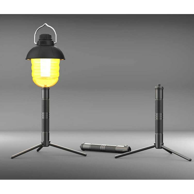 Aluminum Lantern Stand Camping Lamp Pole for Astrolux CL01 CL02 Foldable Light Support Holder Lamp B