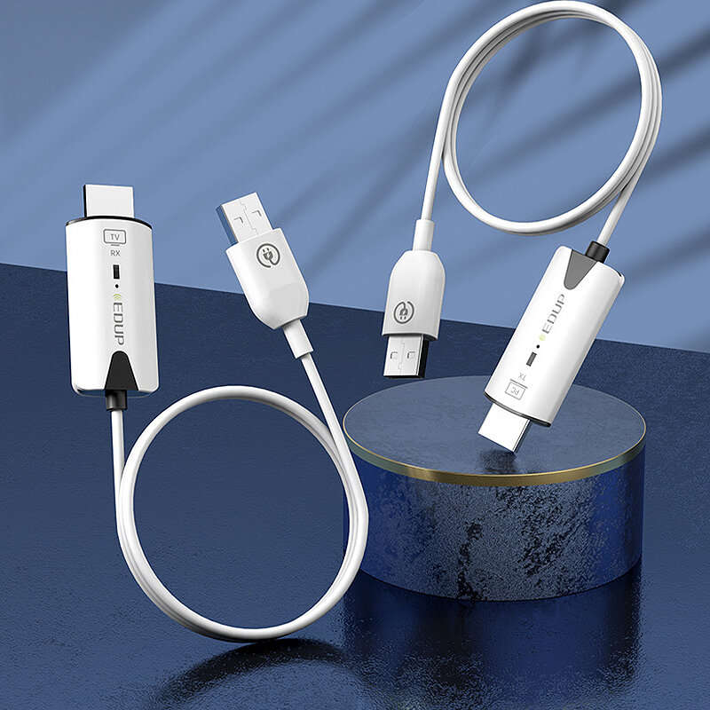 EDUP Wireless HDMI-Compatible Transmitter and Receiver 1080P@60Hz Extender Long Range Video Audio Pr