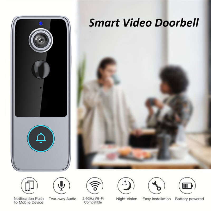 M21 1080P HD Tuya WiFi Video Doorbell Intelligent Night Vision 155 Wide Viewing 2-way Audio IP65 Wat