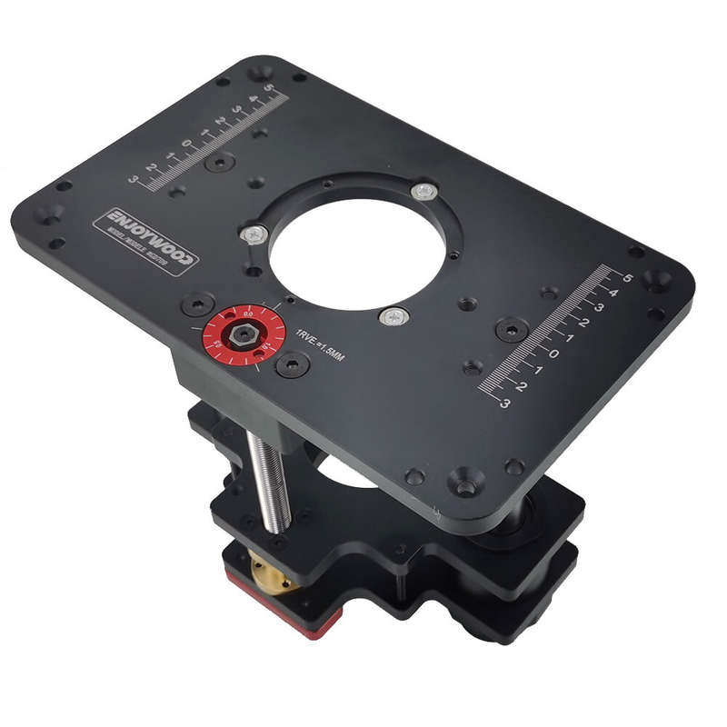 ENJOYWOOD GD7 PRO Router Lift for 65mm/69mm Wood Router for Router Table Set Up Lift with Router Pla