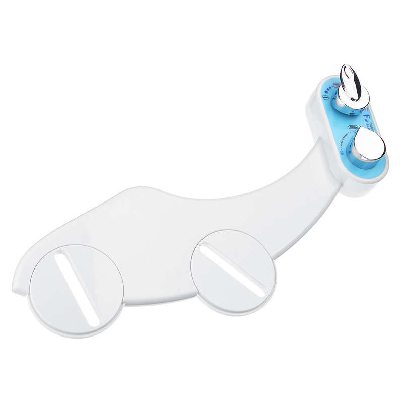 Toilet Bidet Hot/Cold Water Dual Spray Non-Electric Mechanical Self Cleaning Adjustable Angle Bidet