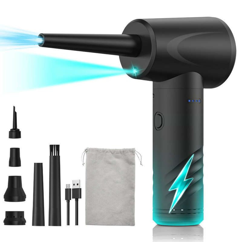 MECO ELEVERDE Compressed Air Duster, Air Blower with LED Light, 3-Gear to 100000RPM, Electric Air Du