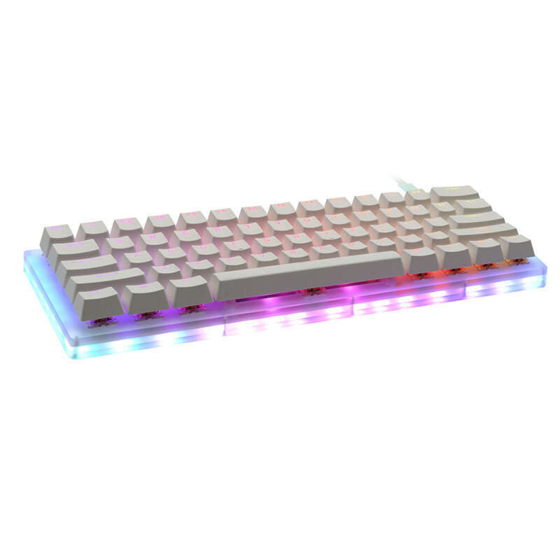 GamaKay K61 Mechanical Keyboard 61 Keys 60 Keyboard Hot Swappable Type-C 3.1 Wired USB Translucent G