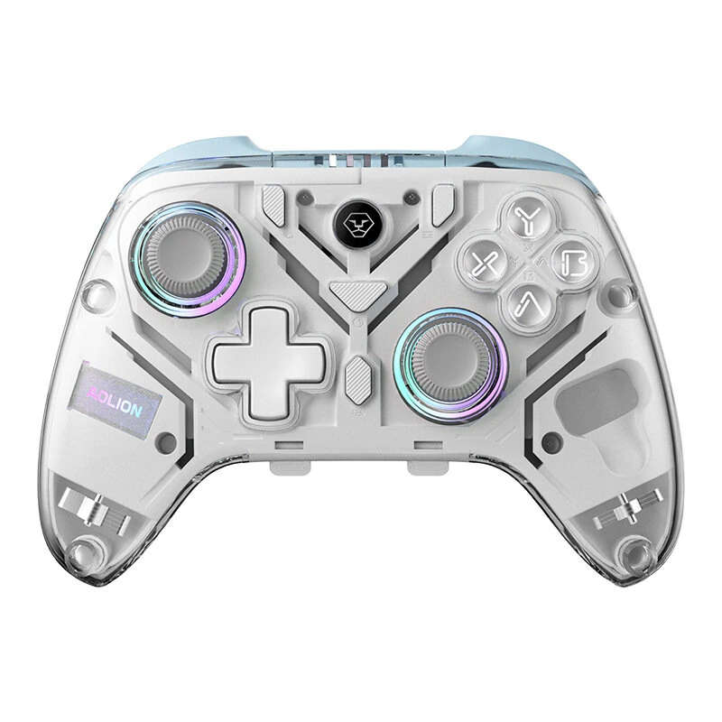 Aolion K10 RGB Wireless Gaming Controller with Charging Dock Gamepad Hall Effect Joystick Trigger Su