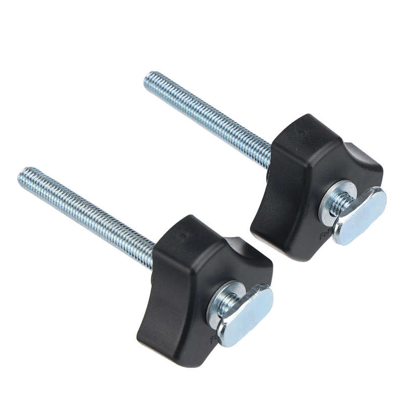 10 Pack T Bolt and Nut Set M8 Woodworking Tool Jigs Screw Slot Fastener and Through Hole Nut Miter T
