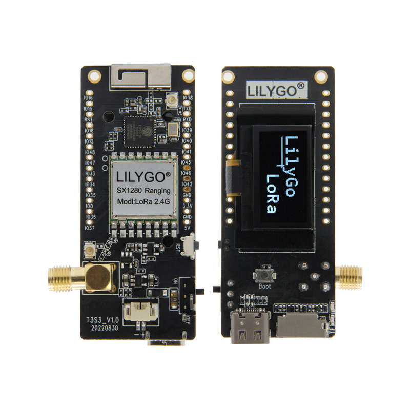 LILYGO T3S3 V1.0 ESP32-S3 LoRa SX1262/SX1276 SX1280 2.4G Development Board WiFi Bluetooth Wireless M