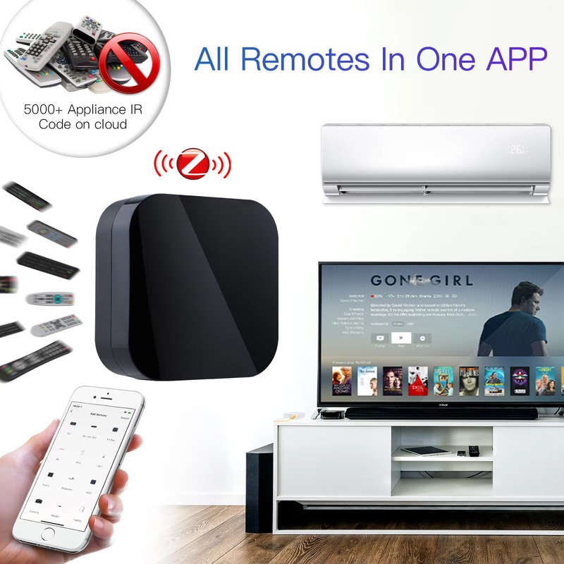 MOES Tuya ZigBe Smart IR Remote Control Universal Infrared Remote Controller for Smart Home Works wi
