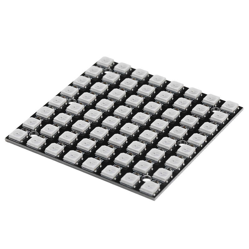 4Pcs WS2812 LED 5050 RGB 8x8 64 LED Matrix Built-in Full Color Driver Light Development Board for Ar