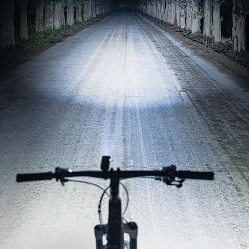 ROCKBROS 400Lm Bike Headlight 2000mAh Battery USB Rechargeable IPX6 Waterproof 4 Light Modes Aluminu