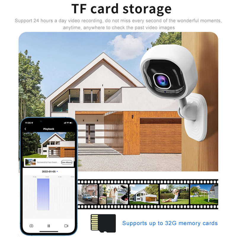 A3 WiFi Camera 1080P HD IR Night Vision Smart Camera with Motion Detection Two-Way Audio Home Securi