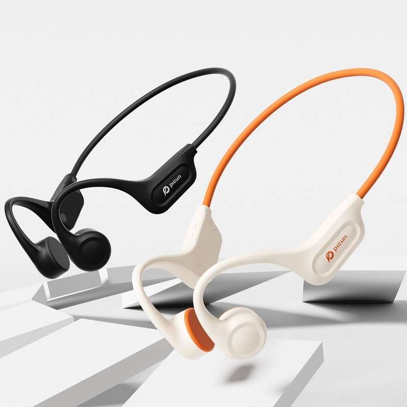 Picun T1 Bone Conduction Earbuds bluetooth Earphone 360 Panoramic Sound Low Latency IPX7 Waterproof