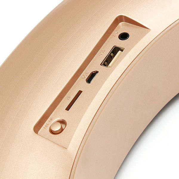 RONGLI BS211 2x6W bluetooth Wireless Rainbow Rechargeable Speaker Support TF AUX