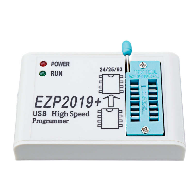 Ezp2019 High-Speed Usb Spi Programmer Support24 25 93 Eeprom 25 Flash Bios Chip + 12 Adapters