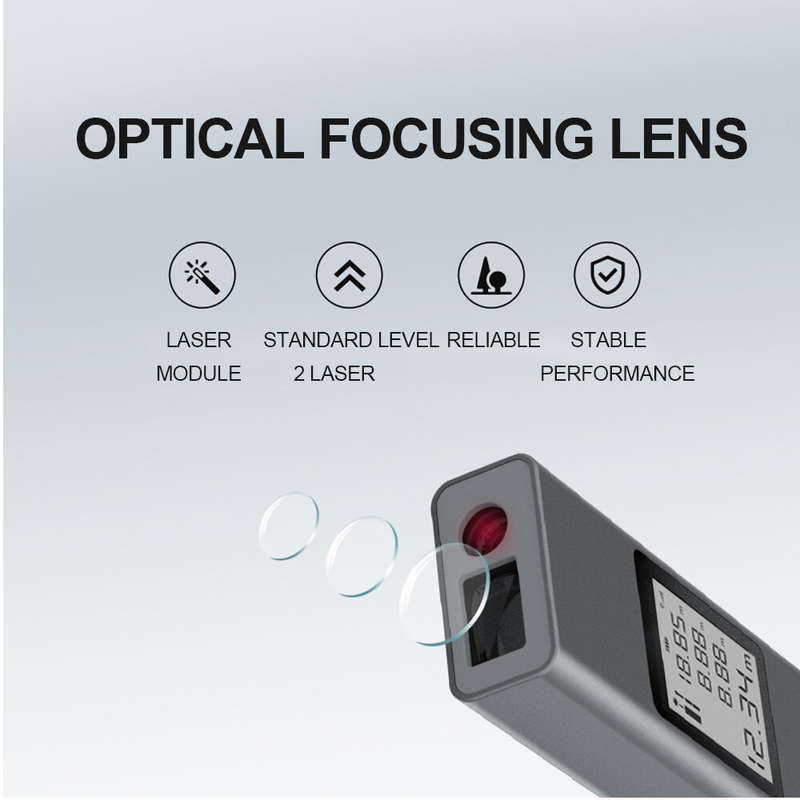ATuMan LS-2 Laser Rangefinder 25M Laser Distance Meter Ultra-Compact Accurate Measurement Up to 25m