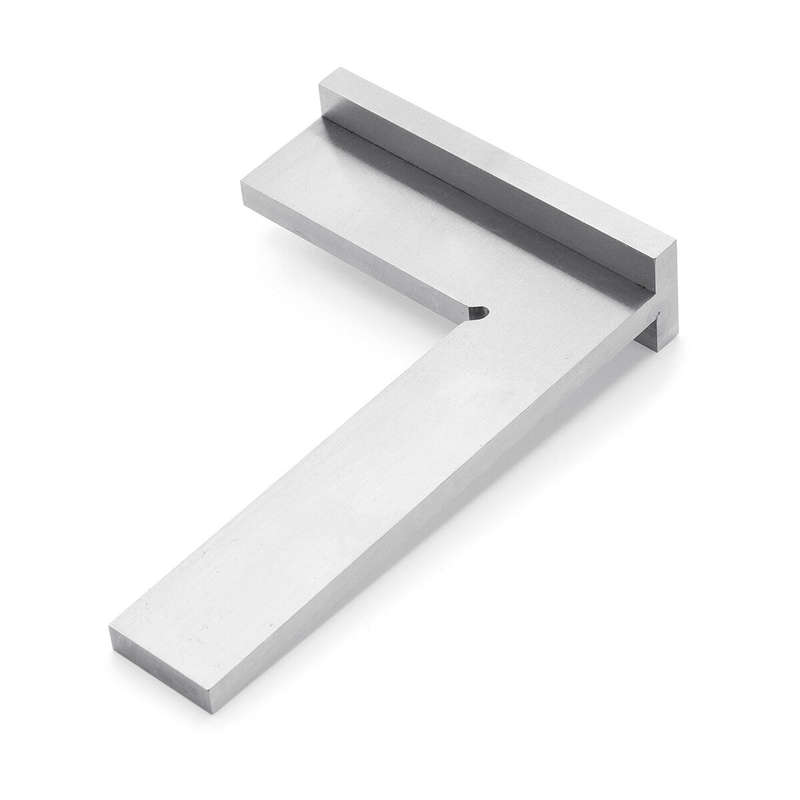 ENJOYWOOD 100x70mm 90 Degree Angle Corner Square Ruler Wide Base Gauge Woodworking Tool