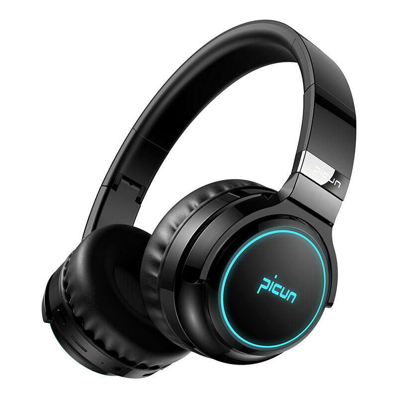 Picun B26 bluetooth Headset Wireless Headphone HiFi Stereo 360 Surround Bass Sound 40mm Dynamic Unit