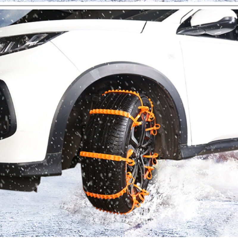 10Pcs Car Winter Tire Wheels Snow Chains Snow Tire Anti-skid Chains Wheel Tyre Cable Belt Winter Out