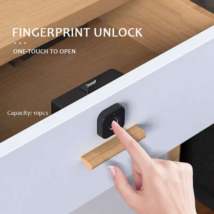 WAFU HF-M3 Tuya Smart Fingerprint Lock Drawer Lock Intelligent Electronic Furniture Locker Lock suit