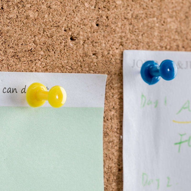 Jordan&Judy JJ-YD0026 Colored Push Pins Binder Clips Metal Thumb Tacks Map Drawing Push Pins Crafts
