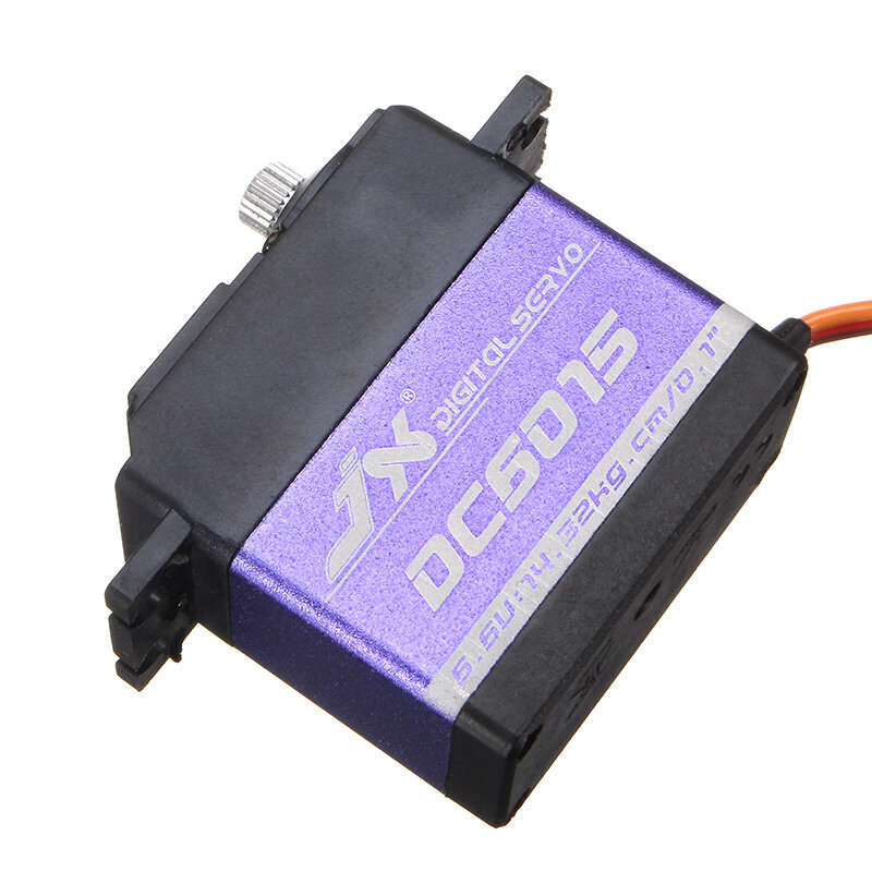 JX DC6015 14.32KG DC Metal Gear High Torque Standard Angle Digital Servo For RC Model Transmitter Ra