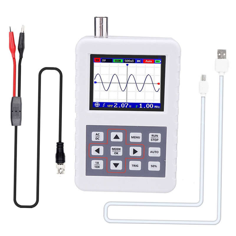 FNIRSI DSO PRO Digital Oscilloscope Handheld Oscilloscope 5M Bandwidth 20MS/s Sampling Rate Mini Pal