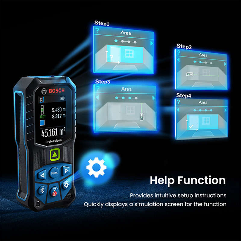 Professional GLM 50-27 CG Laser Measure Instrument 50M Green Laser Rangefinder IP65 Bluetooth Electr