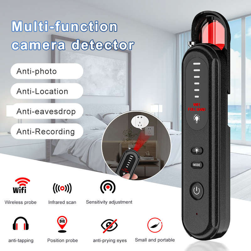 T01 Camera Detectors Wireless WiFi Full Band Signal Detection Anti-photo Camera Device for Car Indoo