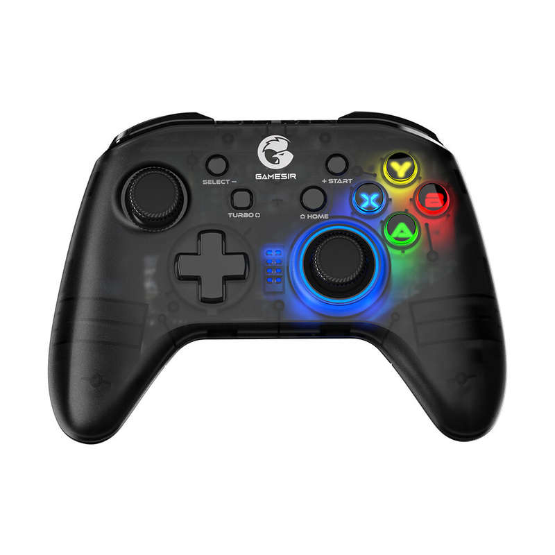 GameSir T4 Pro bluetooth Game Controller with 6-axis Gyroscope LED Backlit 2.4G Wireless Gamepad for