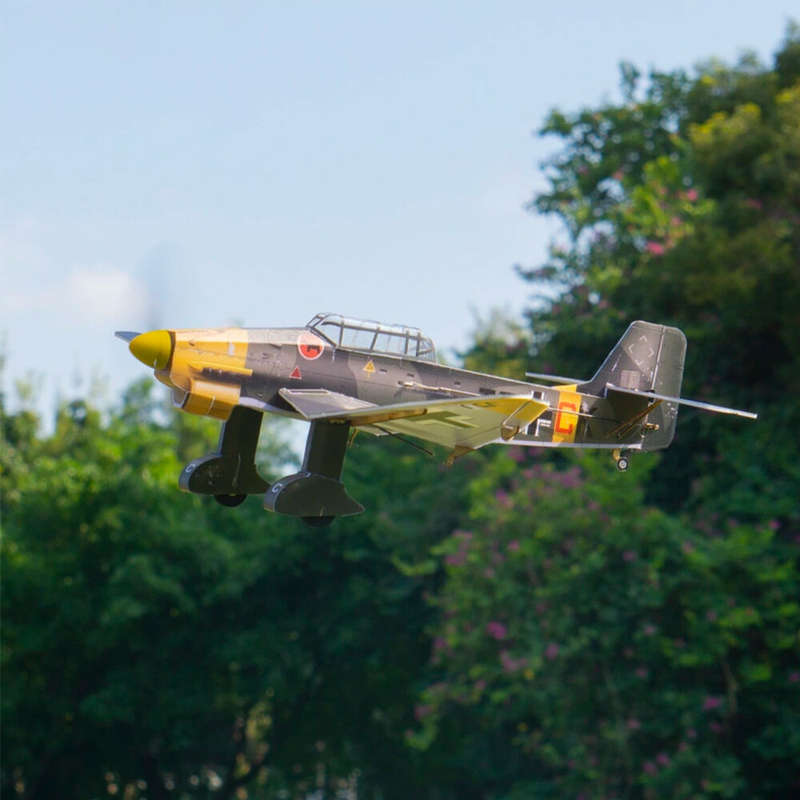 MinimumRC Ju-87 Stuka Bomber 430mm Wingspan KT Foam RC Airplane KIT+Motor