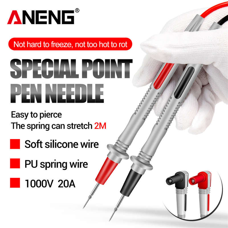 ANENG PT2010 Multifunctional Tester Lead Universal Multimeter Probe Spring Wire Pen Cable Electric T