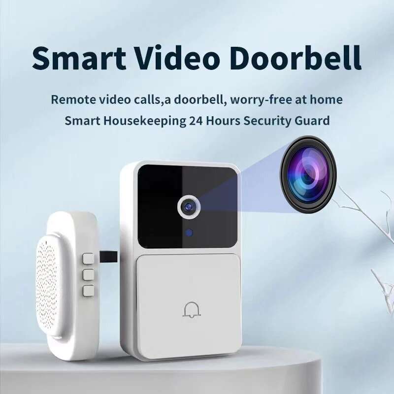 WIFI Video Doorbell Door Camera Wireless Night Vision Smart Home Security HD Door Bell Two Way Inter