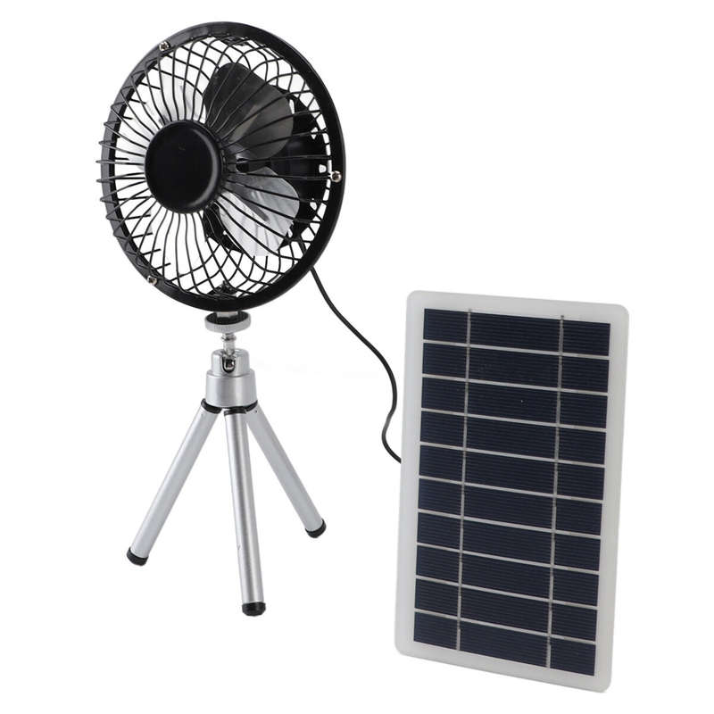 Solar Power Fan Exhaust with Monocrystalline Photovoltaic Panel Compact Portable Waterproof 15W Powe