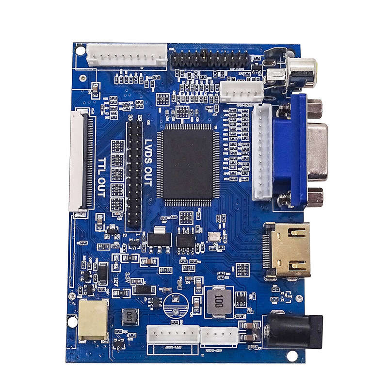 LCD Display TTL LVDS Controller Board HDMI VGA 2AV 50PIN for AT070TN90 92 94 Support Automatically V