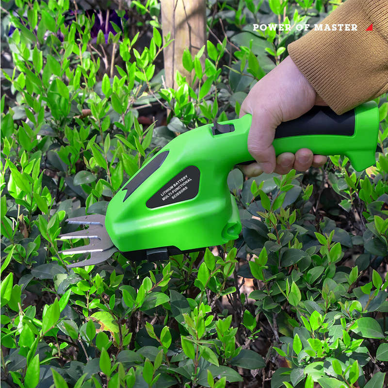 Small Convenient Electric Trimmer Pruning Shears Garden Lawn Hedge Rechargeable Cordless Fence Sciss