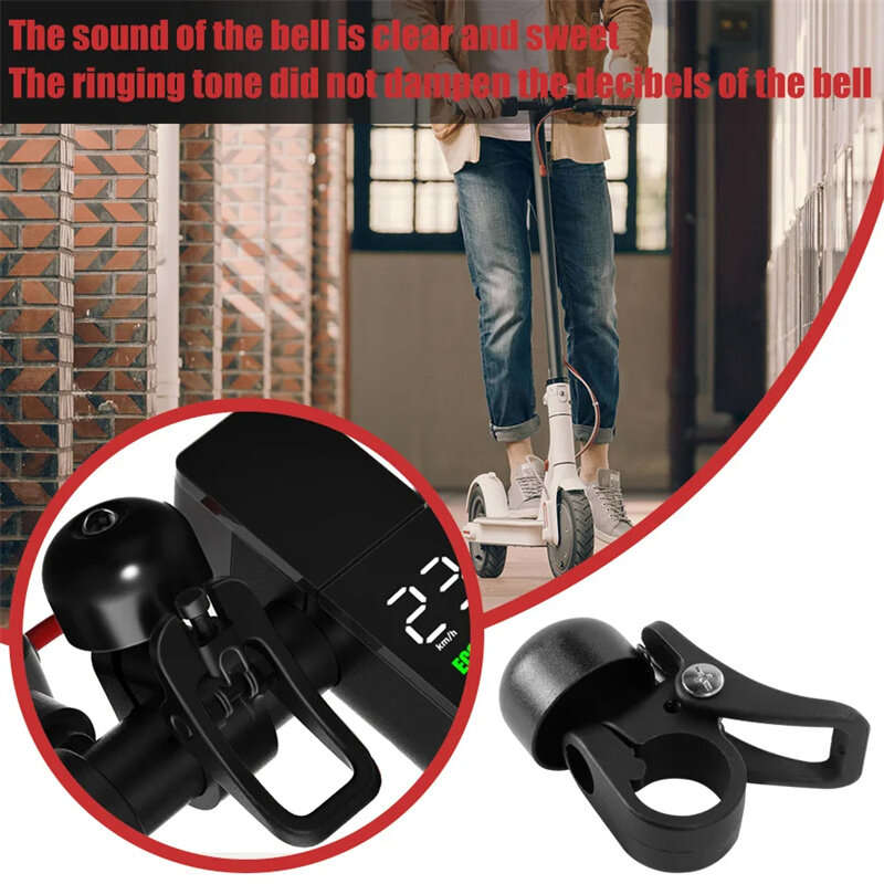 XANES Aluminum Alloy Horn Bell Ring General Compatible with Xiaomi Mijia M365 Electric Scooter Bicyc