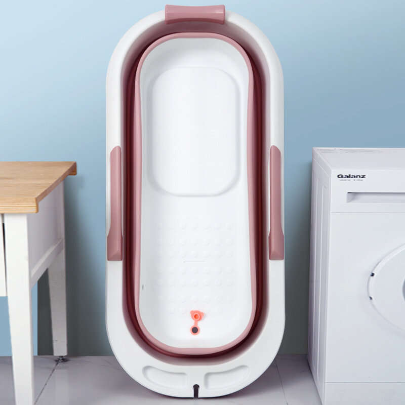 140CM 11.1KG Portable Folding Adult Bathtub Surround Lock Temperature Multifunctional Storage