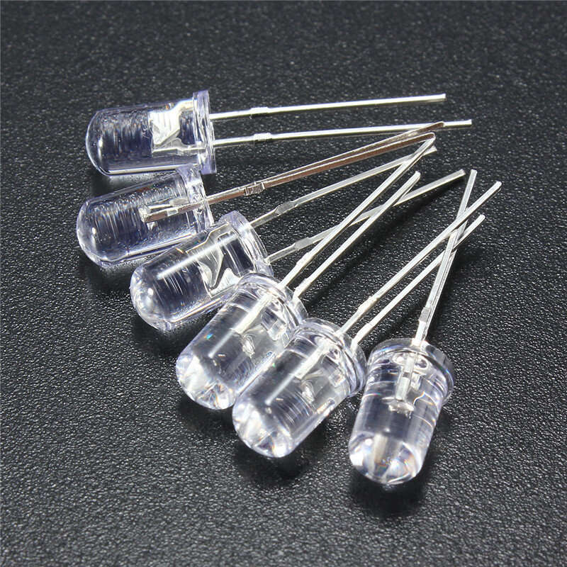 3x 120pcs 5mm White Red Blue Green Yellow Purple LED Light Bulb Emitting Diode Lamp